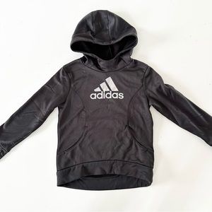 Adidas Girls Performance Hoodie in Black